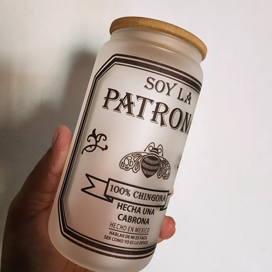 Soy El Patro - Patrona 16oz Glasses Tumbler Beer