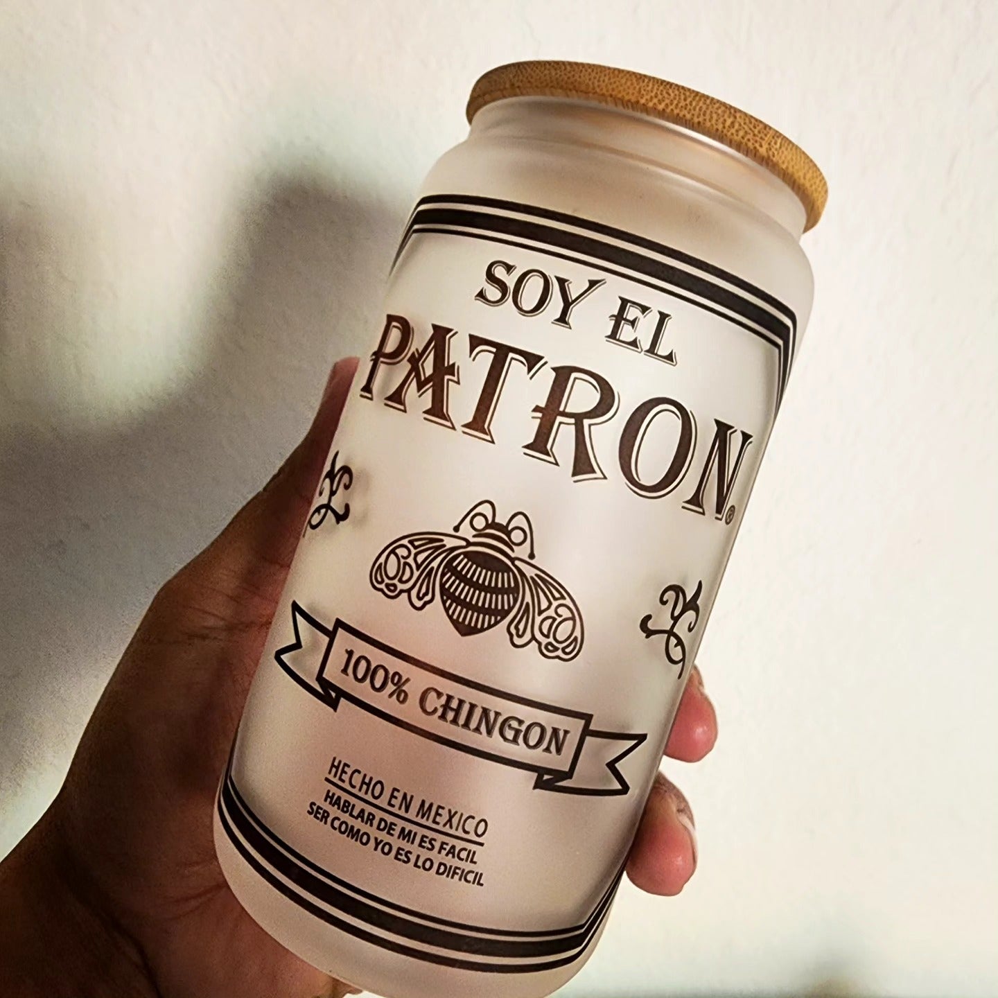 Soy El Patro - Patrona 16oz Glasses Tumbler Beer